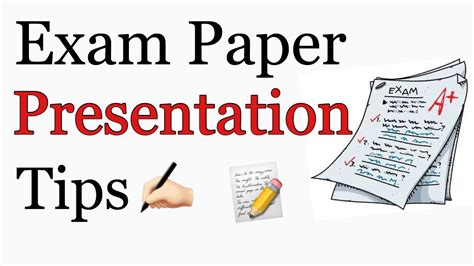 exam paper  tips   write  exam youtube