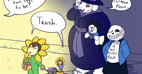 Trick Or Treating With Frisk And Flowey Fanfiction
