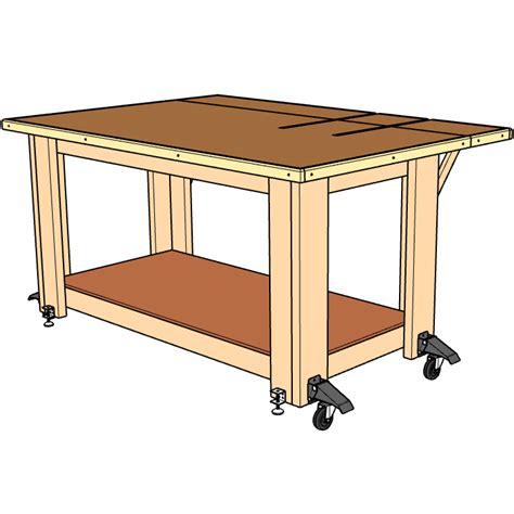 assemblyoutfeed table plans  average craftsman