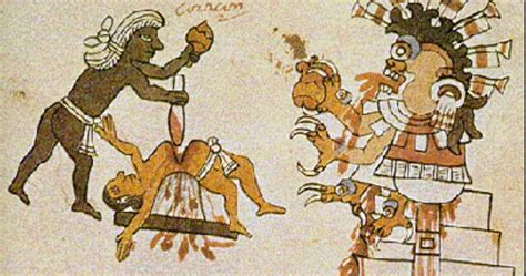 drawing of aztec rituals mayan aztec inca olmec and toltec