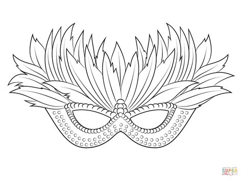 masquerade mask coloring pages  getcoloringscom  printable
