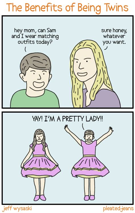 twins pleated jeans twins comics funny comics and strips cartoons funny pictures