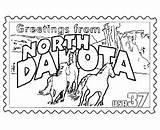 Dakota North Coloring Pages State Printable Usa Stamp States Printables Nd Go Sheets Print Next Back Choose Board sketch template