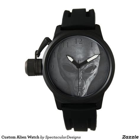 custom alien  zazzlecom wristwatch men unique items products