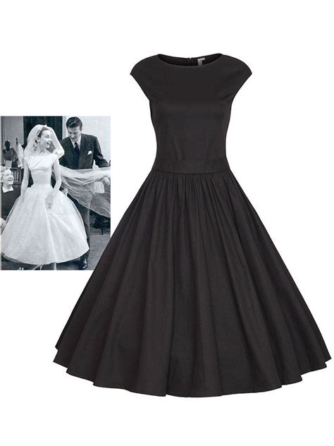 audrey hepburn  style cotton  dress   dresses  dresses vintage dresses