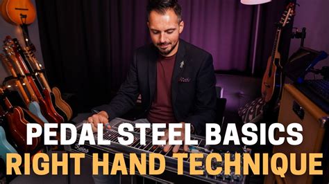 beginners pedal steel guitar video   hand technique youtube