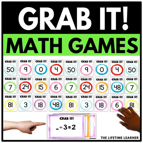 fun math games  elementary students  lifetime learner