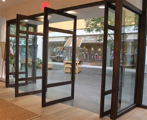 Black Aluminum Storefronts Narrow Medium And Wide Stile Commercial
