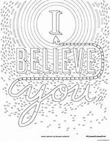 Believe Coloring Pages Printable sketch template