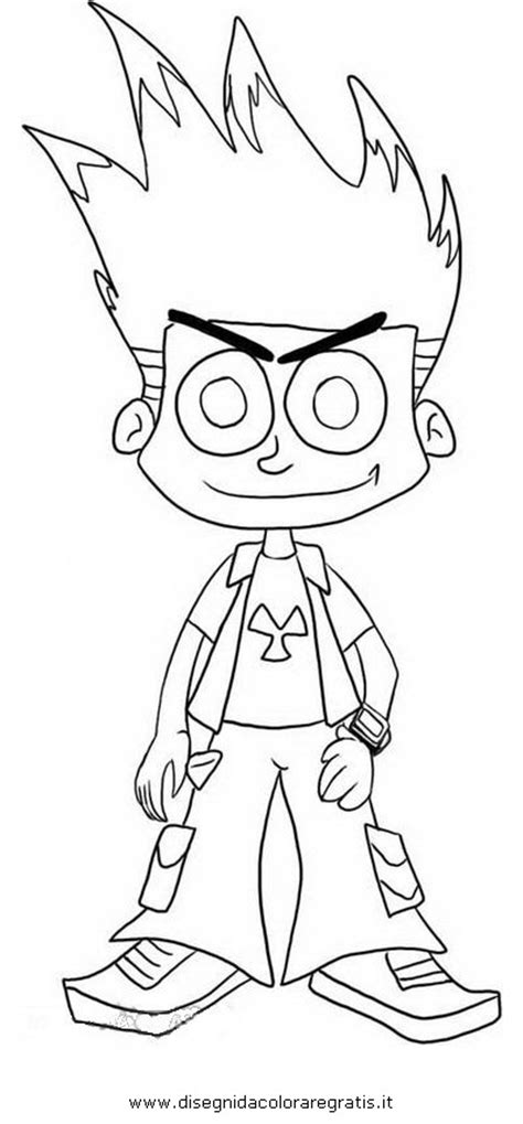 jhonny test coloring pages learny kids