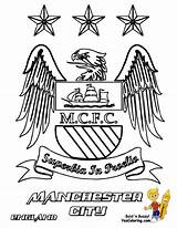 Colouring Pages Soccer City Manchester Coloring Logo Football Sheets Printable Team Logos Kids Print Players Club Color Clubs Draw Books sketch template