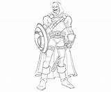 Taskmaster Marvel Coloring Capcom Vs Pages Drawing Template sketch template