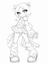 Emo Coloring Pages Girl Color Getcolorings Print Printable sketch template