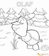 Olaf sketch template