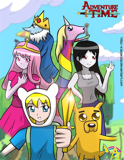 Adventure Time Characters In Anime Version Adventure
