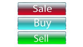 buy  button blue  green icons stock vector illustration  blank coupon