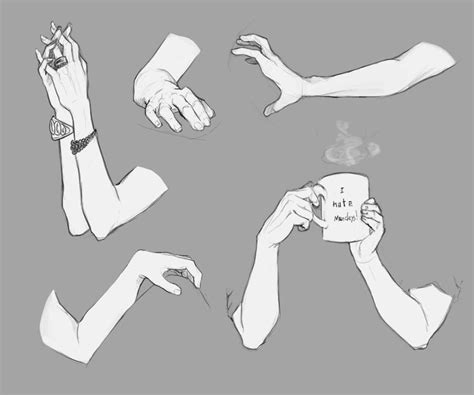 hands  arms references  nimenicanine  deviantart