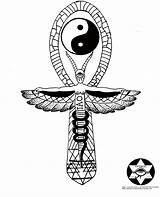 Ankh Egyptian Drawing Tattoo Revision Life Symbol Tumblr Esoteric Ank Key Crux Ansata Eternal Concept Meaning sketch template