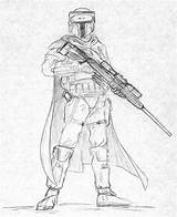 Mandalorian Coloring Pages Sniper Wars Star Deviantart Female Man Sketch Armor Template Kuk Drawings Clone Boys Halo Sci Fi sketch template
