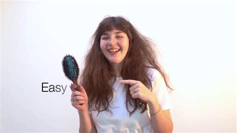 brushing curly  thick hair youtube