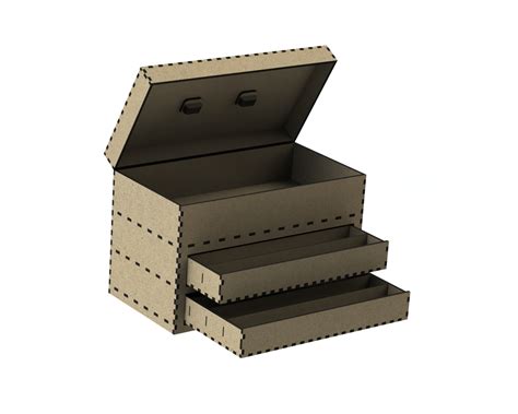 laser cut tool box dxf file   axisco