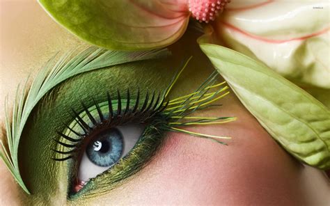 green makeup   eye wallpaper photography wallpapers