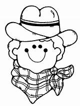 Cowboy Coloring Pages Cowgirl Printable Western Cowboys Preschool Theme Crafts Para Wild West Pattern Cowgirls Sheets Colorear Junina Vaqueros Dibujos sketch template