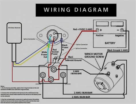 tech aid badland  winch wiring diagram