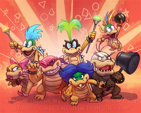 koopalings  nighthead super mario art mario art mario  luigi