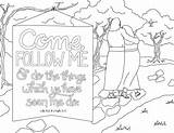 Coloring Follow Pages Come Color Jesus Adult Kids Choose Crafts Has Time Everything Board Fabric Bible Where If Week Forward sketch template