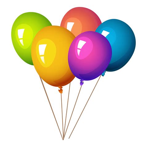 concept  birthday balloons png