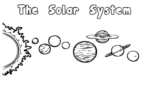 solar system coloring pages    print