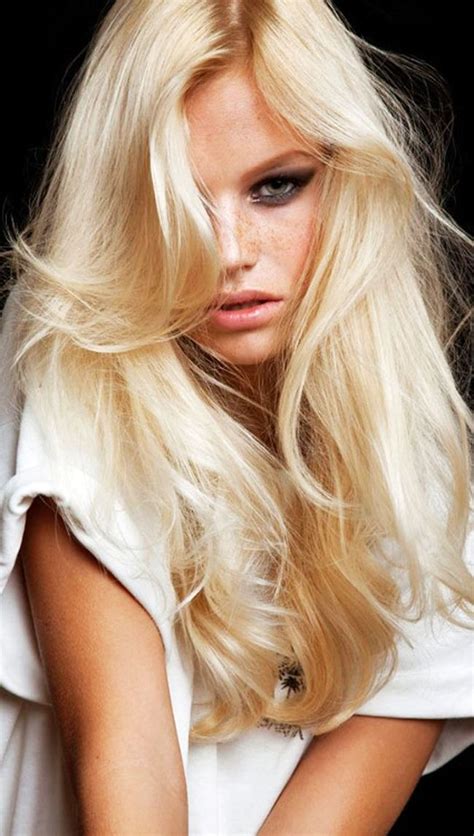 Platinum Blonde Warm Light Blonde Hair Platinum