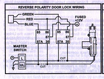 wire door lock relay diagram general wiring diagram