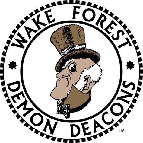 wake forest demon deacons primary logo ncaa division    ncaa