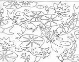 Koi Pond Getdrawings sketch template