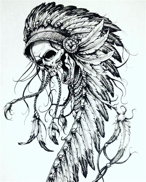 automatic alt text  skull tattoos indian skull tattoos