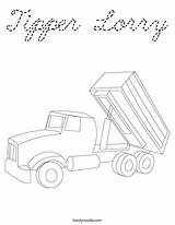 Coloring Lorry Tipper Cursive Favorites Login Add sketch template