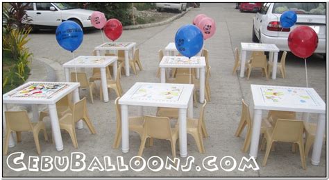 party tables  chairs  rent cebu design innovation
