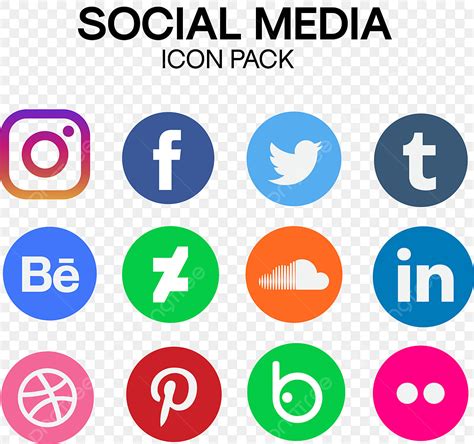 social media marketing clipart transparent background popular social