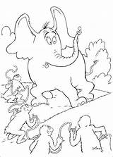 Horton Coloring Pages sketch template