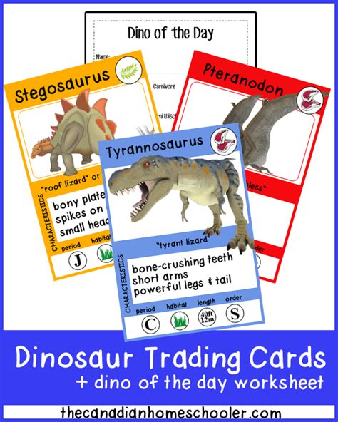 dinosaurs cards printable