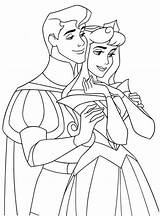 Aurora Prince Phillip Hug Coloringtop sketch template