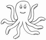 Octopus Coloring Pages Printable Color Print sketch template