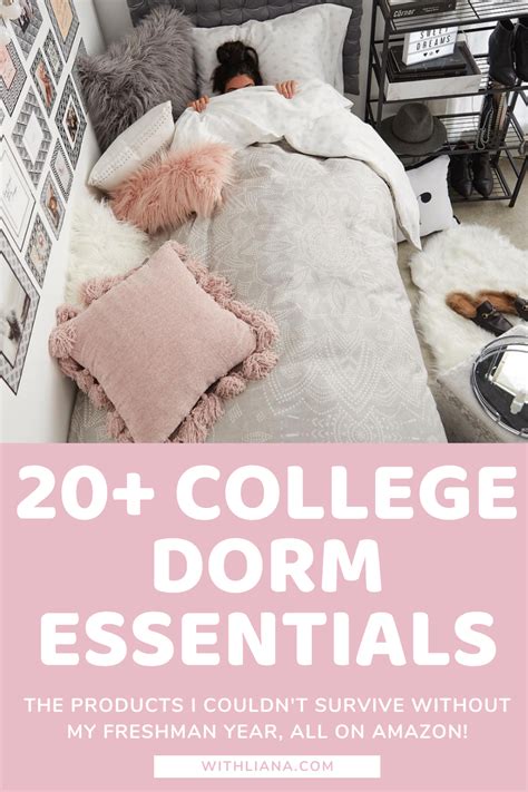 20 College Dorm Essentials Dorm Essentials College Dorm Room