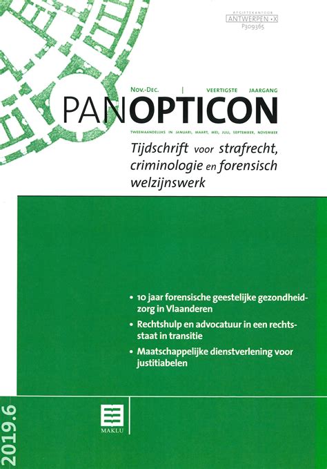 panopticon tijdschrift voor strafrecht criminologie en forensisch