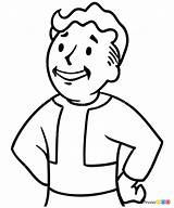 Vault Boy Fallout Draw Webmaster обновлено автором July sketch template