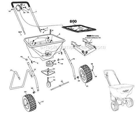 scotts elite spreader parts diagram