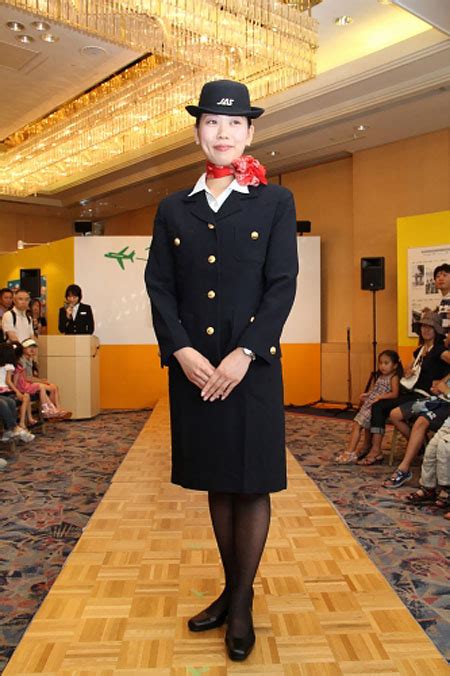 Cabin Crew Photos Japan Airlines Stewardess Uniforms