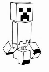 Minecraft Creeper Coloring Para Colorir Di Pages sketch template